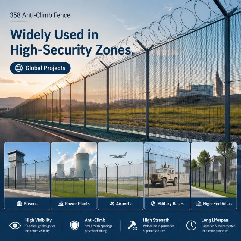 358 Security Fence | Anti-Climb High Security Perimeter Fencing System best